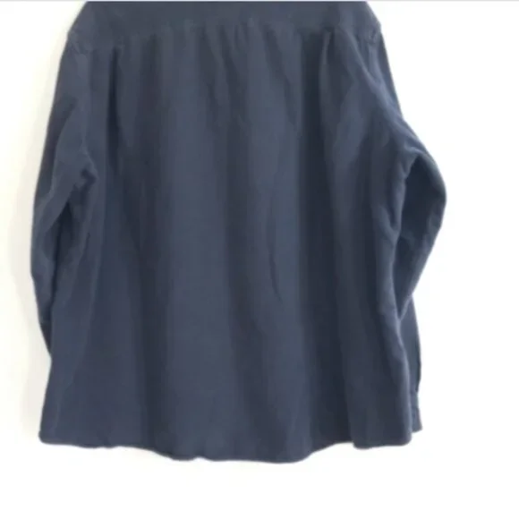 Eddie Bauer Flannel Shirt Men’s XXL Blue Heavy Button Up Outdoor Pockets EUC - Picture 9 of 16